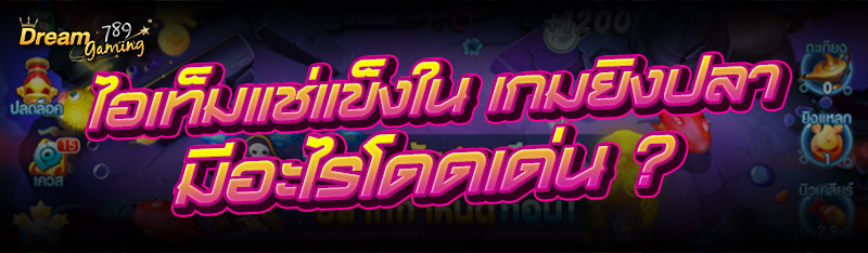ไอเท็มแช่แข็งใน เกมยิงปลา มีอะ