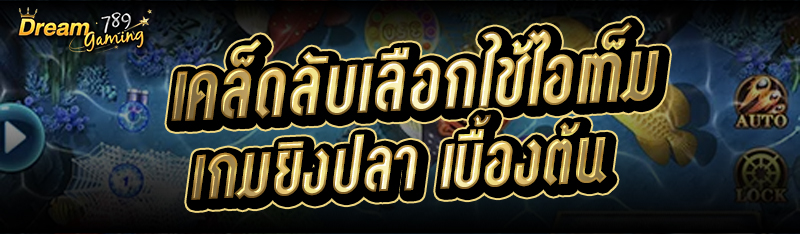 เคล็ดลับเลือกใช้ไอเท็ม เกมยิงป