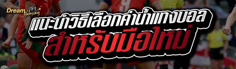 แนะนำวิธีเลือกค่าน้ำแทงบอล สำห